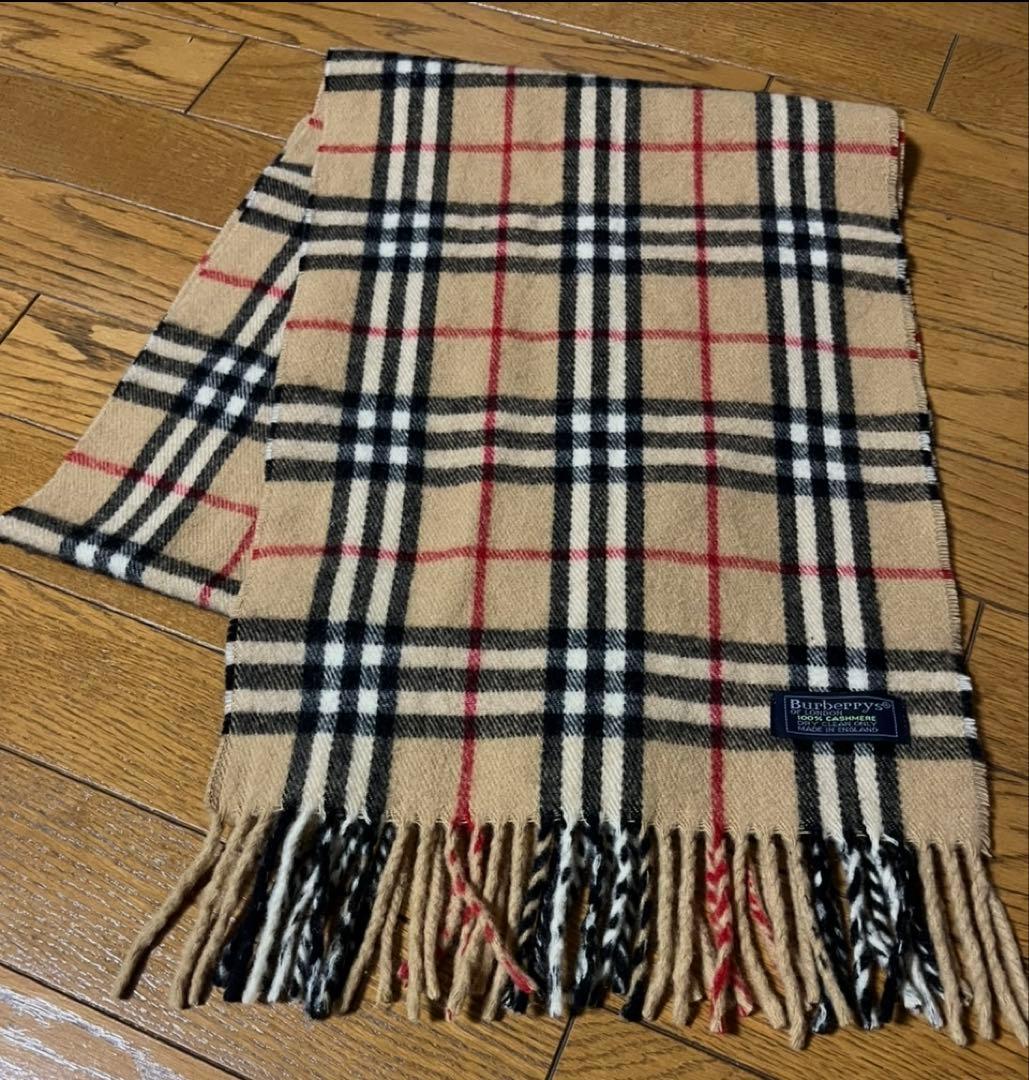 Burberry's チェック柄マフラー