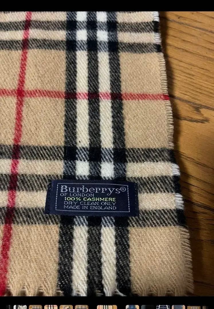 Burberry's チェック柄マフラー