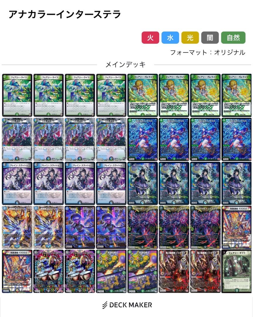 【中古デッキ販売】アナカラーインターステラ（マルル型）