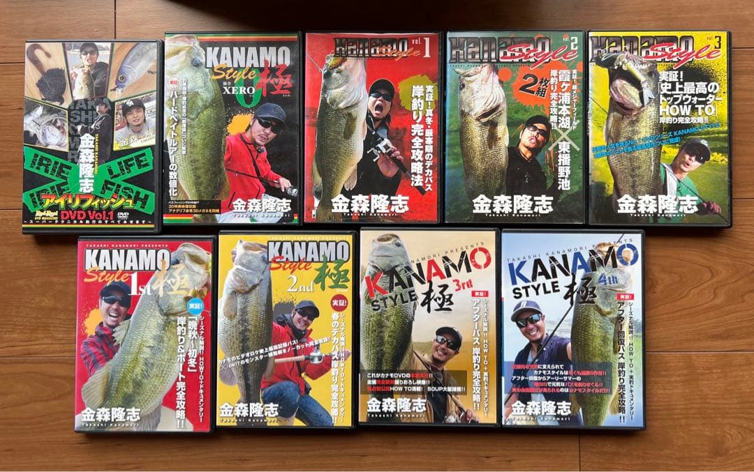 金森隆志　DVD  セット　※巻数抜けあり