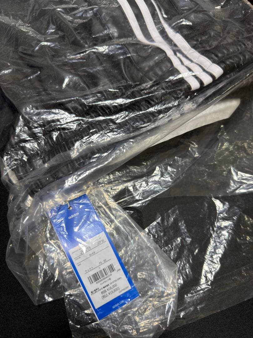 【新品】adidas アディダス×ジェレミースコット フェイクレザーワイドパンツ