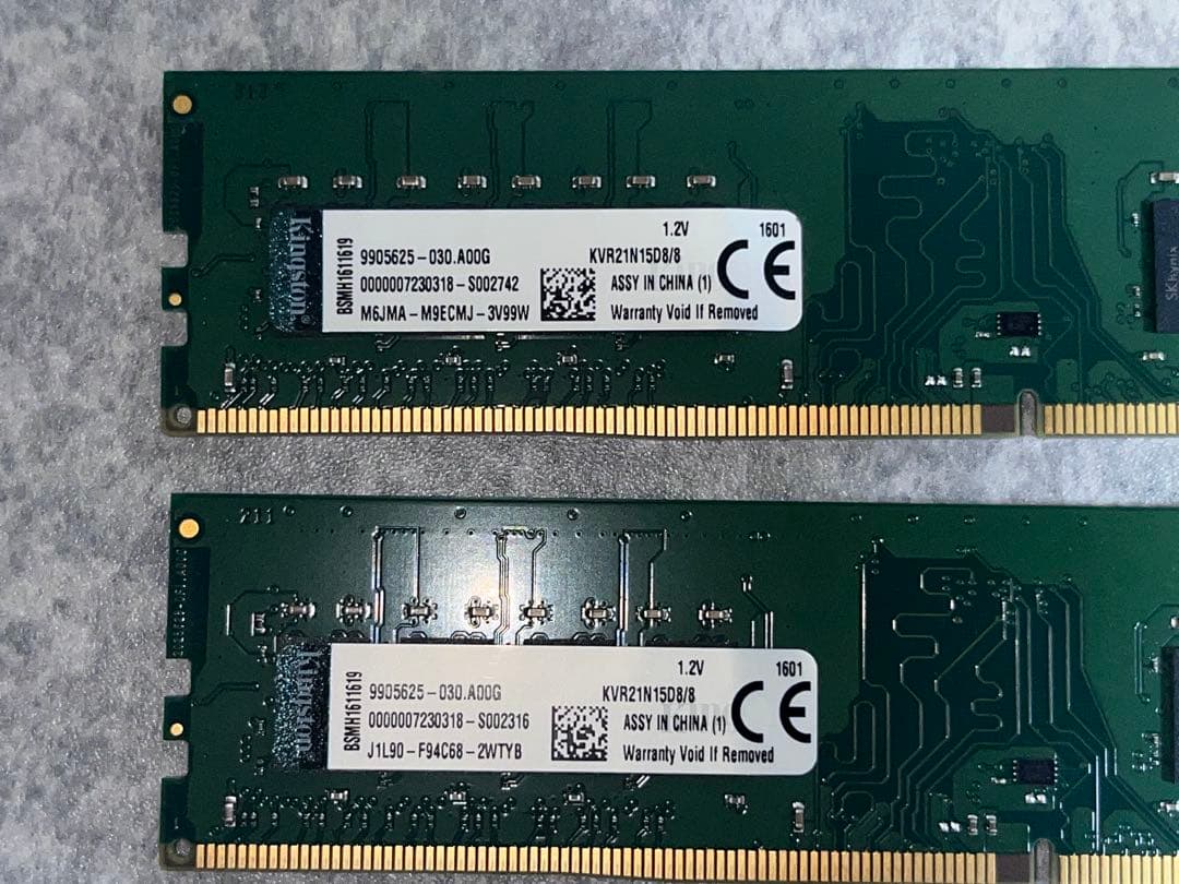 Kingston DDR4-2133 8GB×2