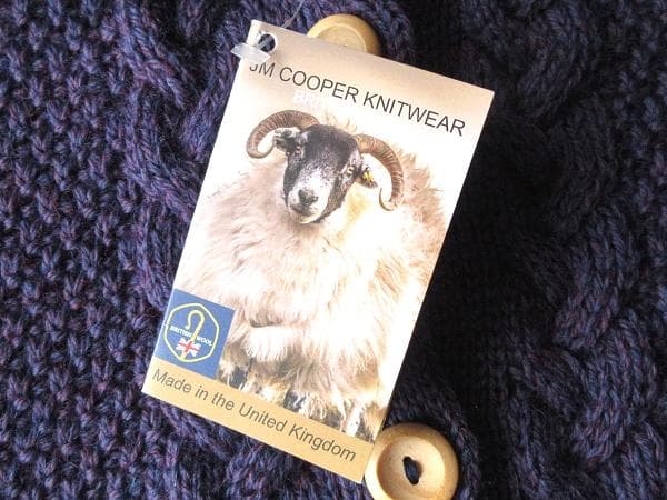 セール 新品 JM Cooper Knitwear アランニットカーディガン