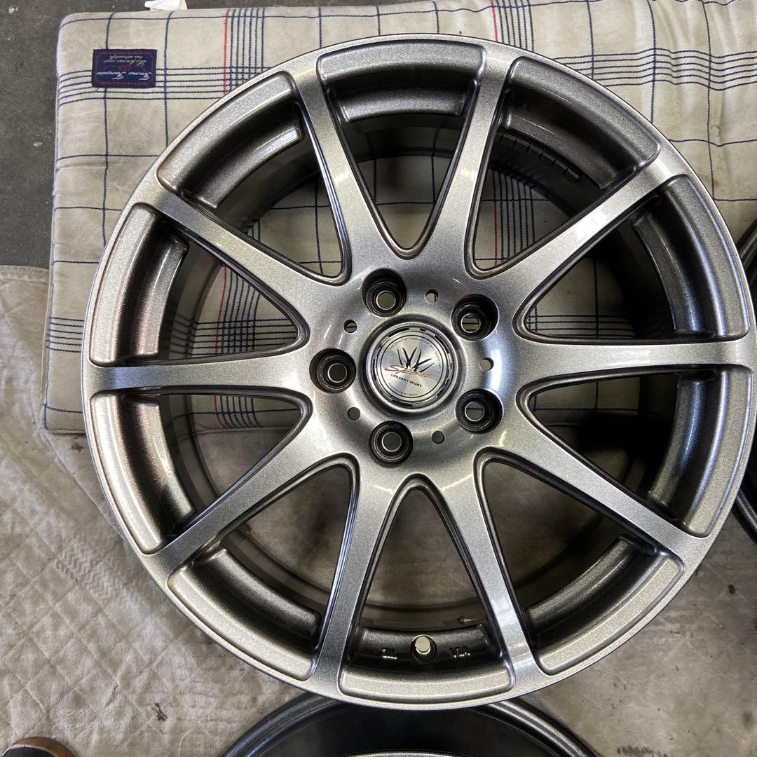 美品 LOXARNY SPORT 17インチ中古アルミホイール 4本セット