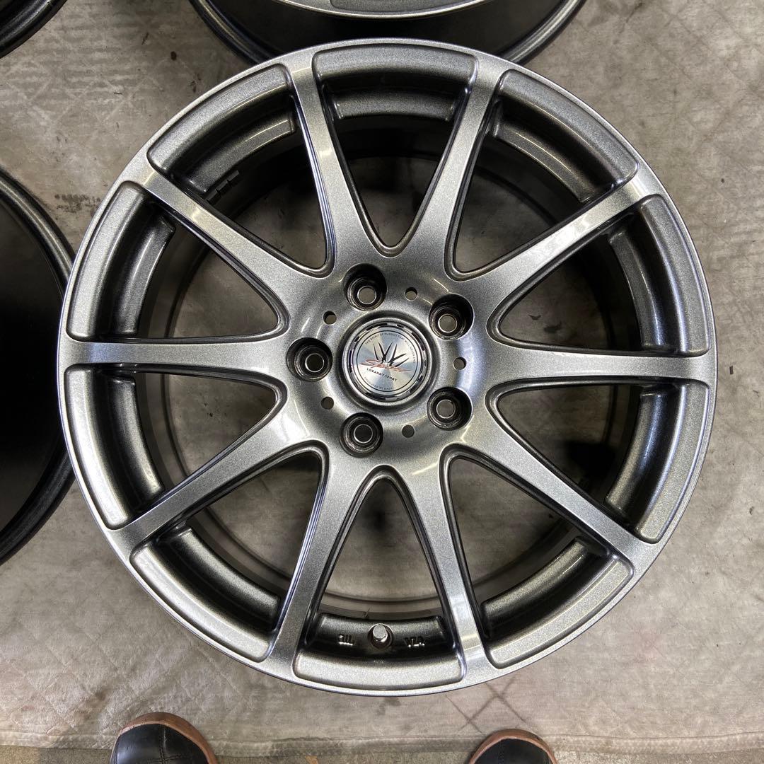 美品 LOXARNY SPORT 17インチ中古アルミホイール 4本セット