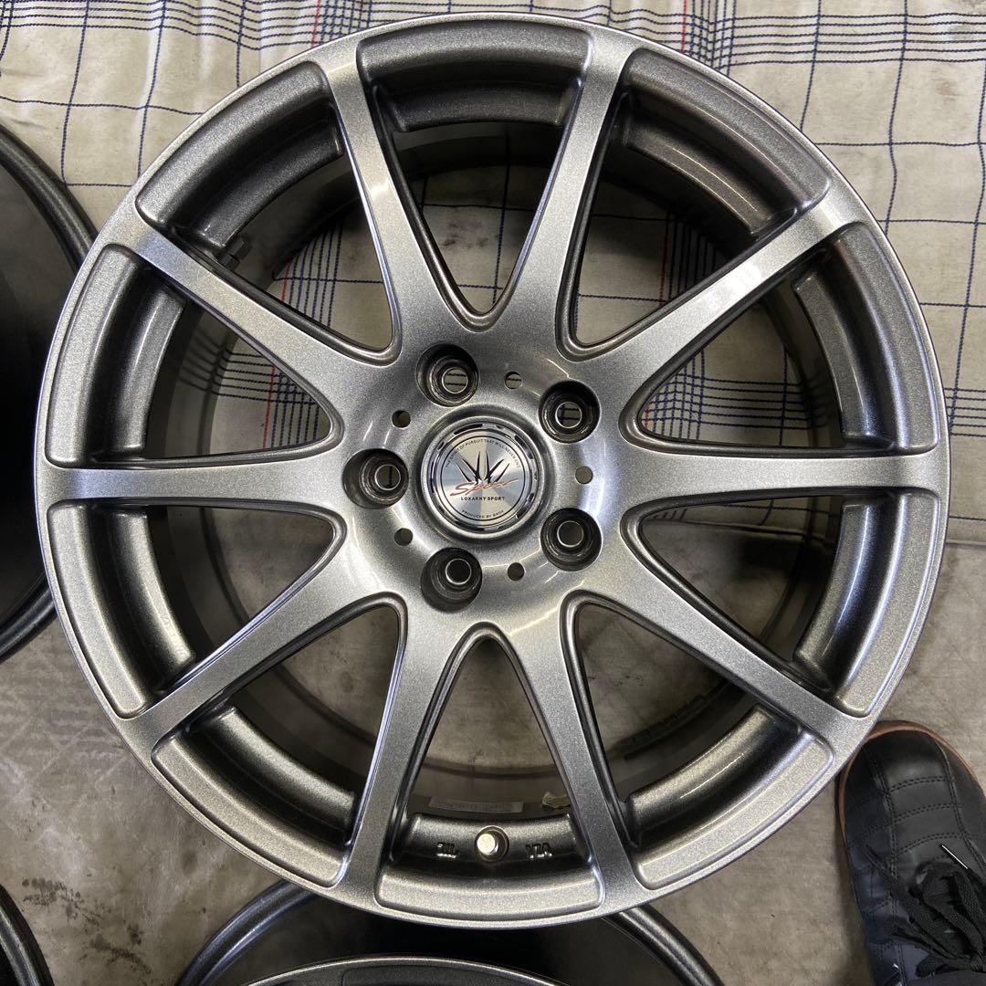 美品 LOXARNY SPORT 17インチ中古アルミホイール 4本セット