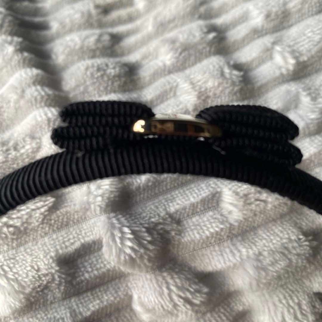 Salvatore Ferragamo ヴァラリボン　カチューシャゴールド金具