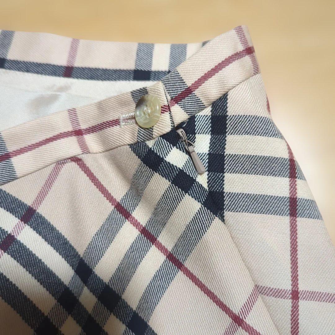 BURBERRY LONDON　Mサイズ ノバチェックロングスカート