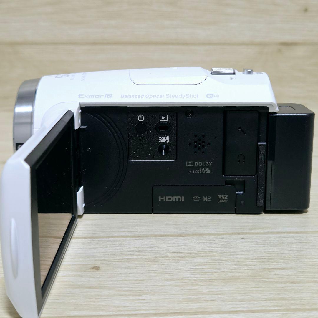 未使用に近い【極上美品】SONY HDR-CX680 ビデオカメラ ホワイト