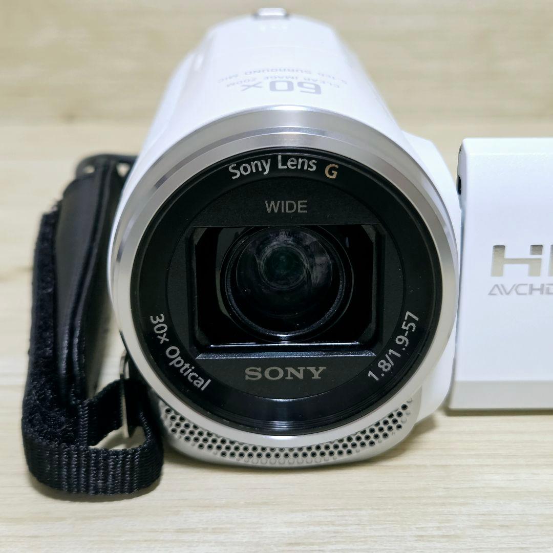 未使用に近い【極上美品】SONY HDR-CX680 ビデオカメラ ホワイト