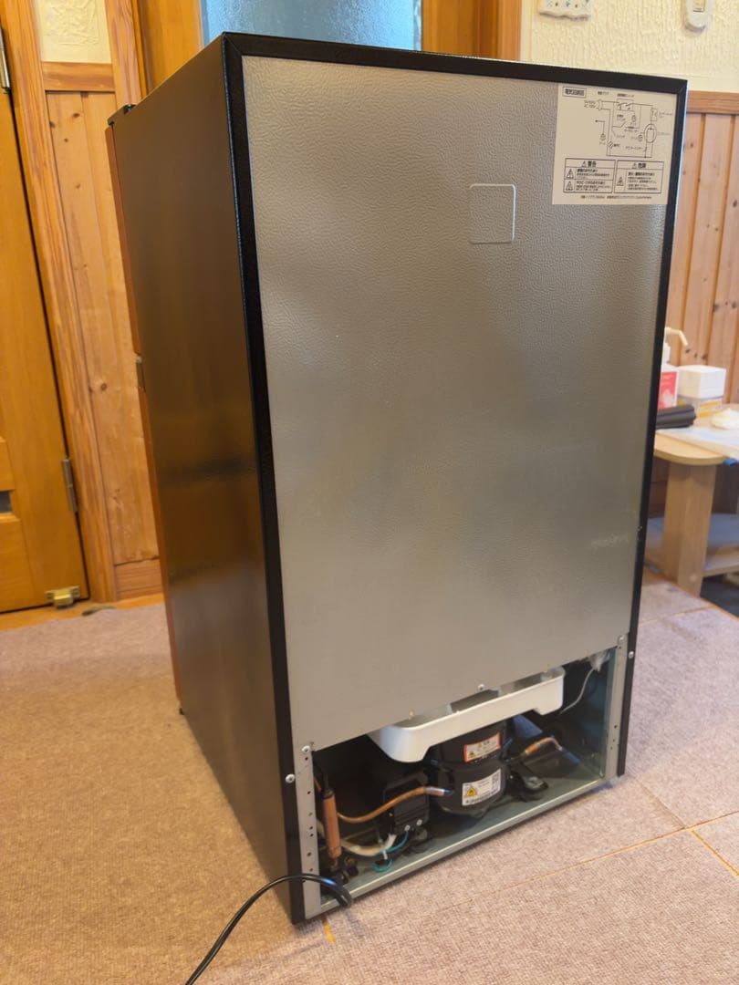 小形冷蔵庫　一人暮らし　2ドア　ノンフロン冷蔵庫 PRC-B092D-M