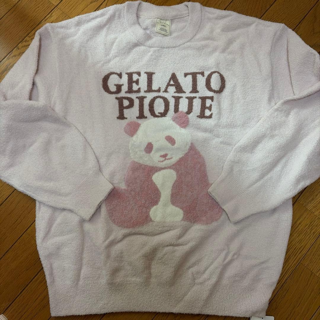 ジェラートピケ　パンダ ルームウェア フリー　3点セット　新品未使用　タグ付