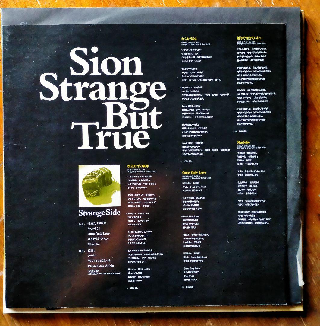 Sion/Strange But True レコード（2枚組）