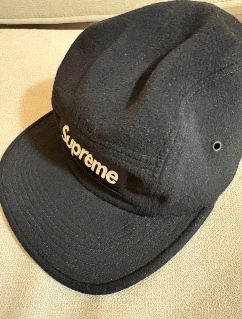 も*ん様 supreme Wool Camp Cap キャップ 希少 黒 ブラッ