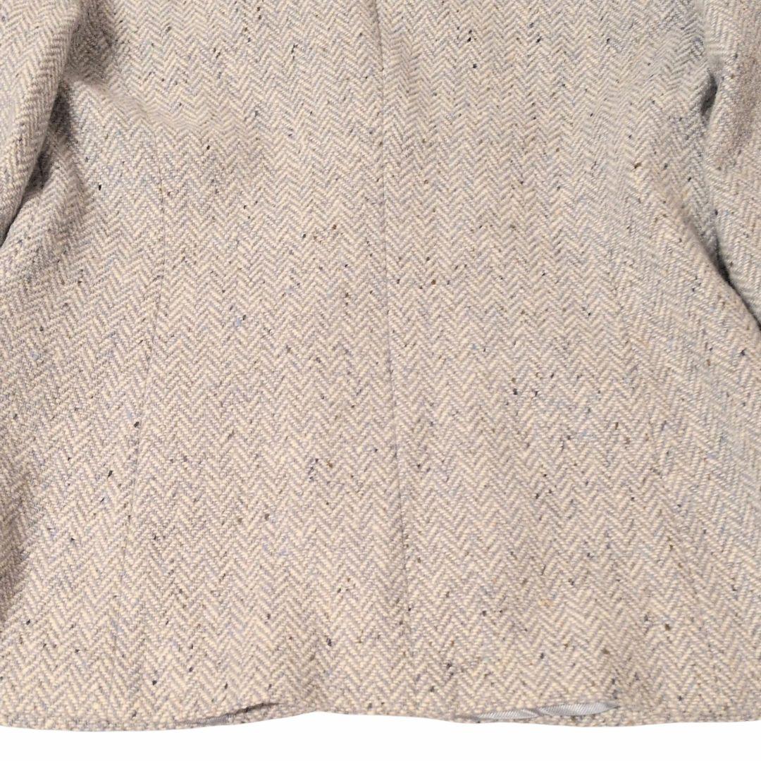 MaxMara　テーラードジャケット　バージンウール　ヘリンボーン　イタリア製