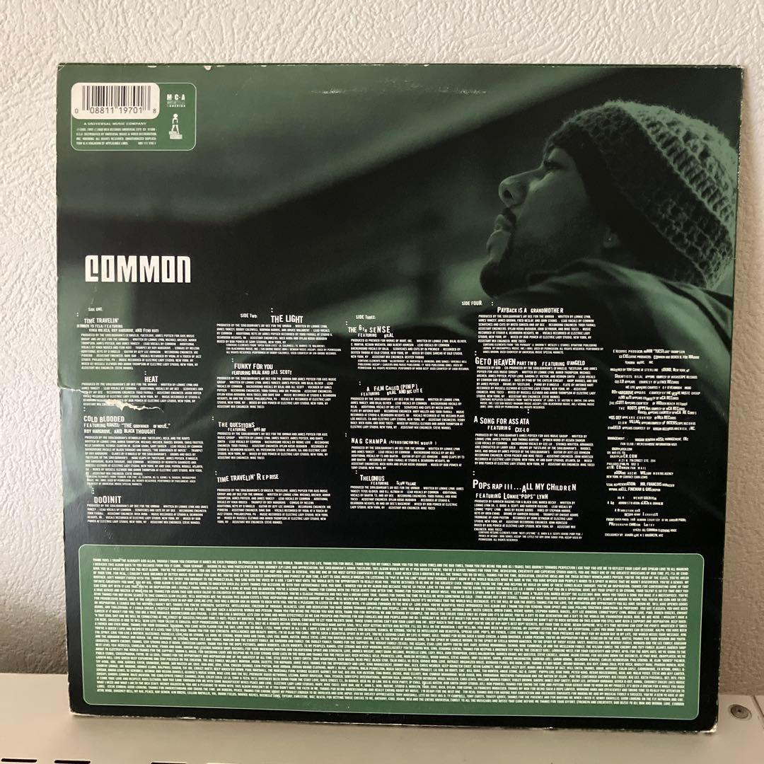 レコード　COMMON LIKE WATER FOR CHOCOLATE コモン