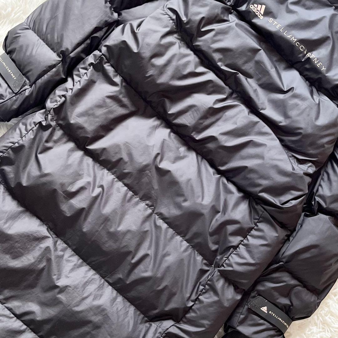 アディダスバイステラマッカートニー ロングパデッドジャケット XS 黒