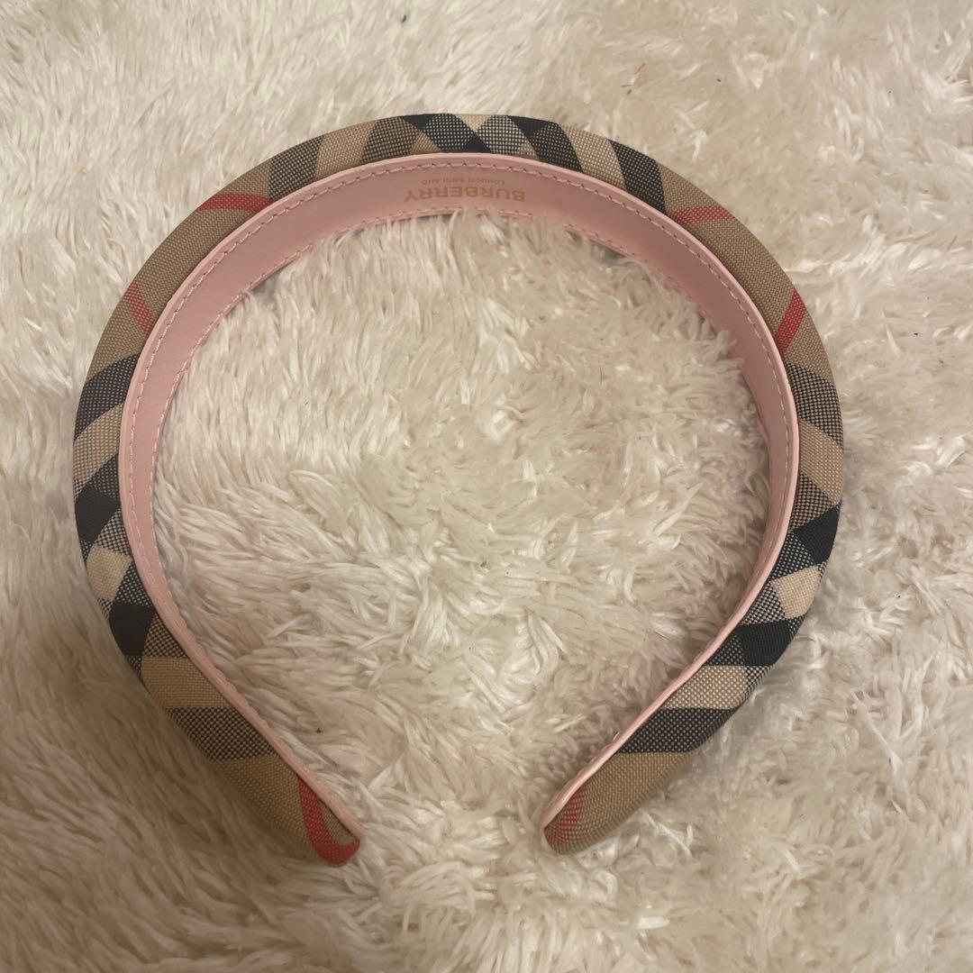 【美品】Burberry カチューシャ