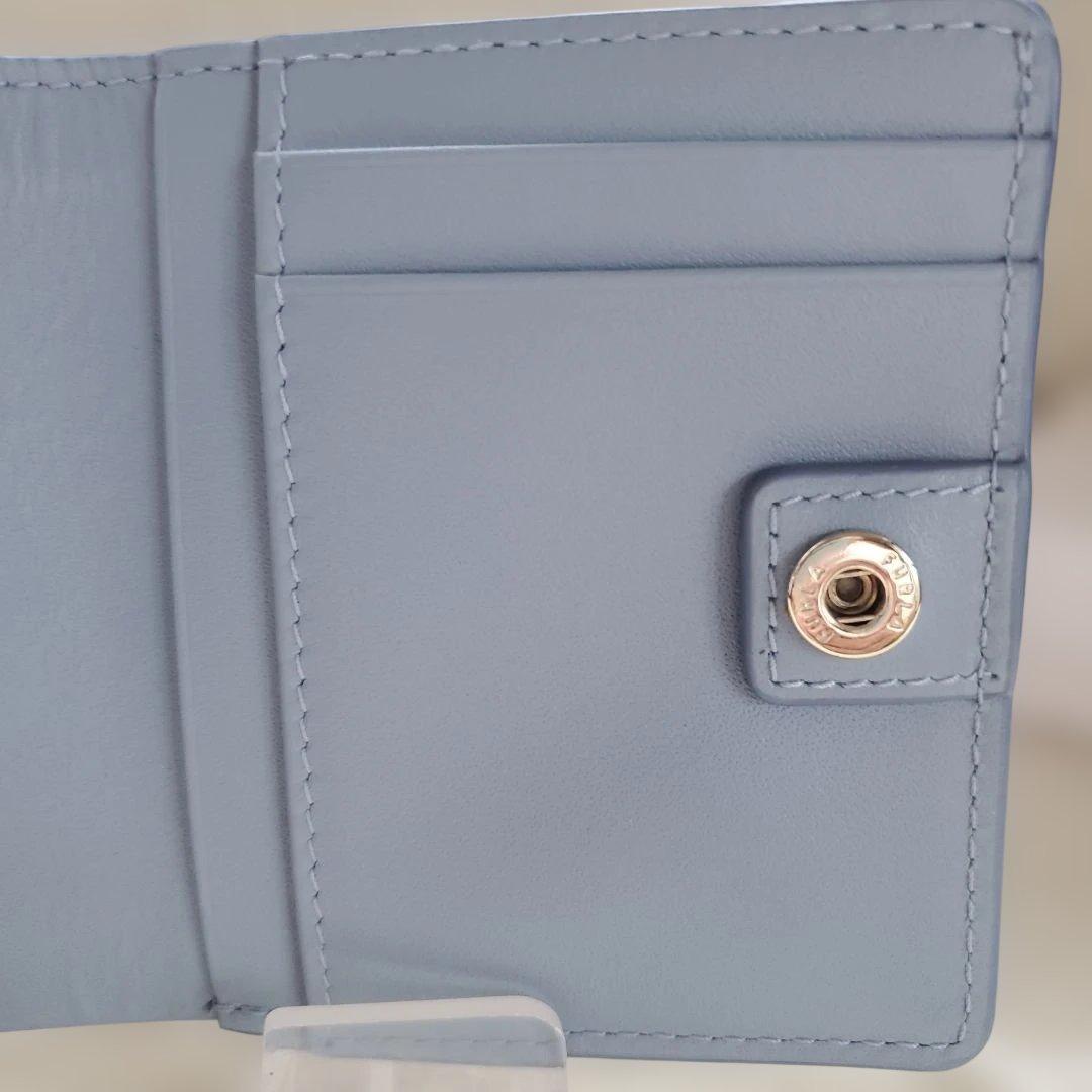 ☆未使用☆FURLA☆二つ折り財布☆ チューベローズ☆ライトブルー☆人気。