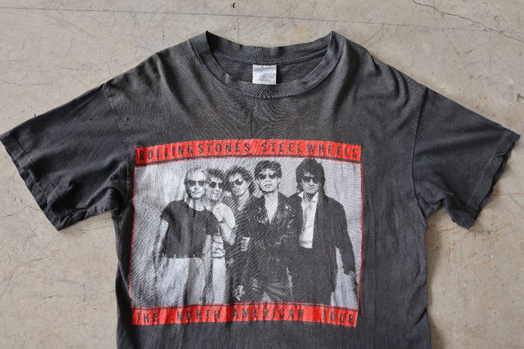 ミュージシャン 90'S THE ROLLING STONES \"STEEL WHEELS\" T