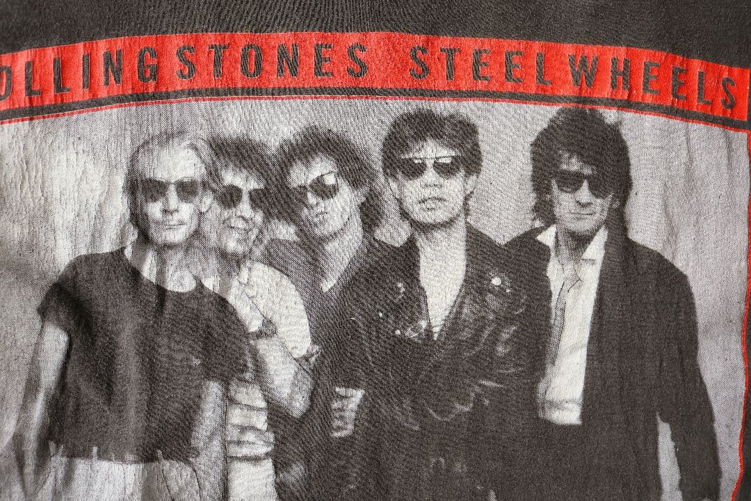 ミュージシャン 90'S THE ROLLING STONES \"STEEL WHEELS\" T