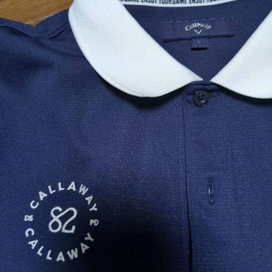 Callaway ジャケット ホワイト/ネイビー　XL　シャツ
