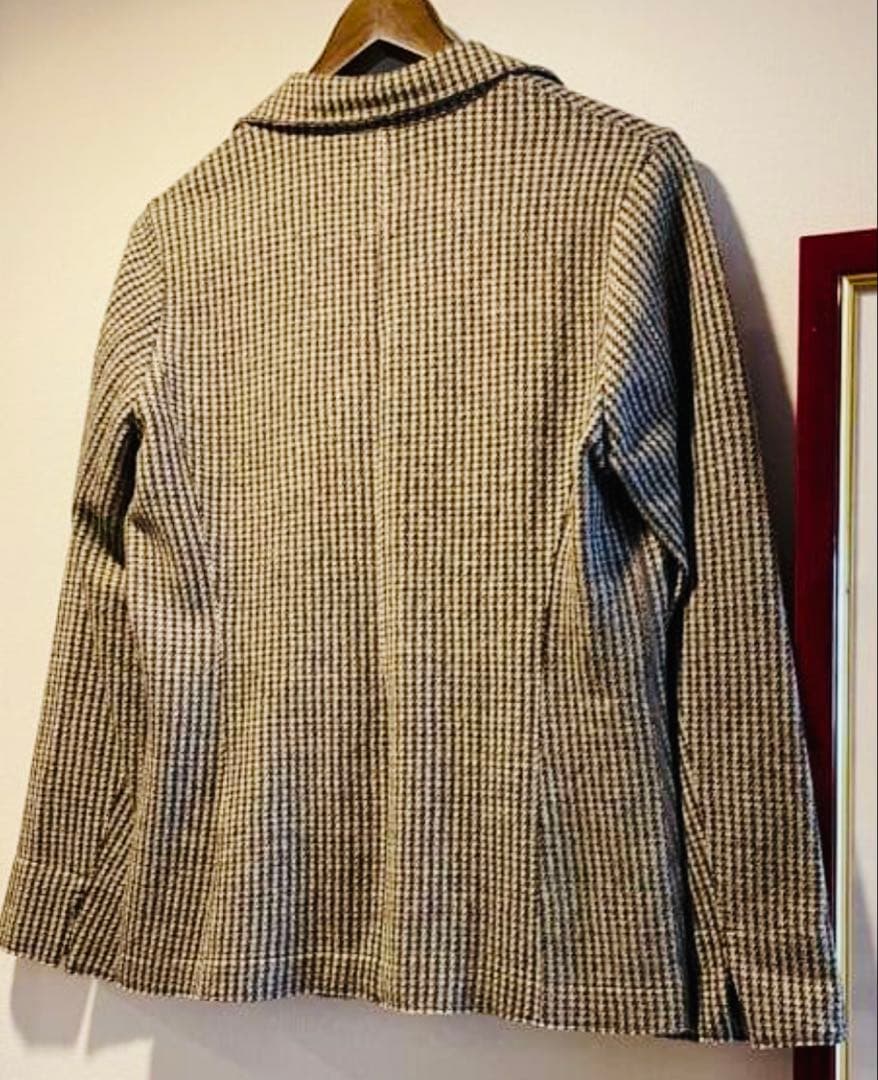 美品 45R ジャージフラノ ジャケット　サイズ3