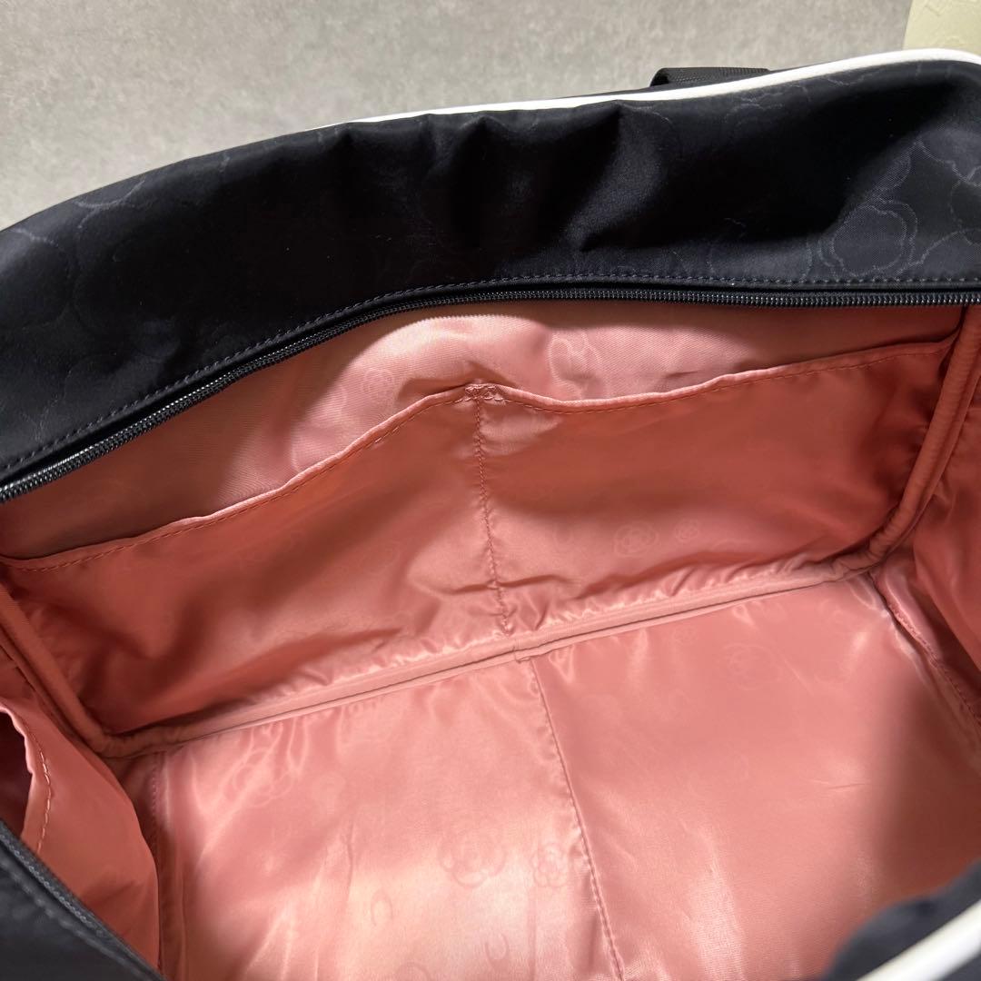 【クレイサス】美品2wayボストンバッグ　フレイム　カメリア　ナイロン　ポーチ付