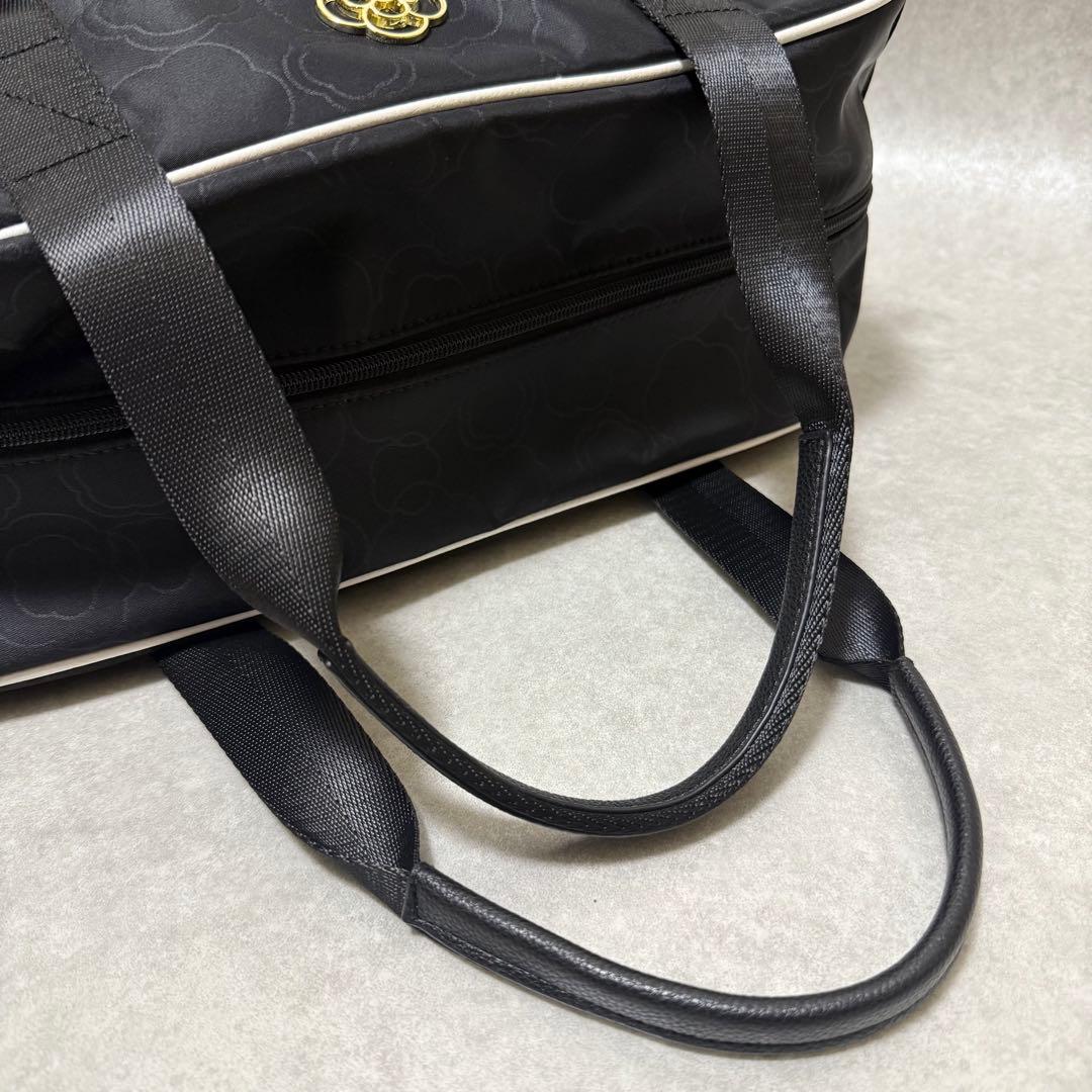 【クレイサス】美品2wayボストンバッグ　フレイム　カメリア　ナイロン　ポーチ付