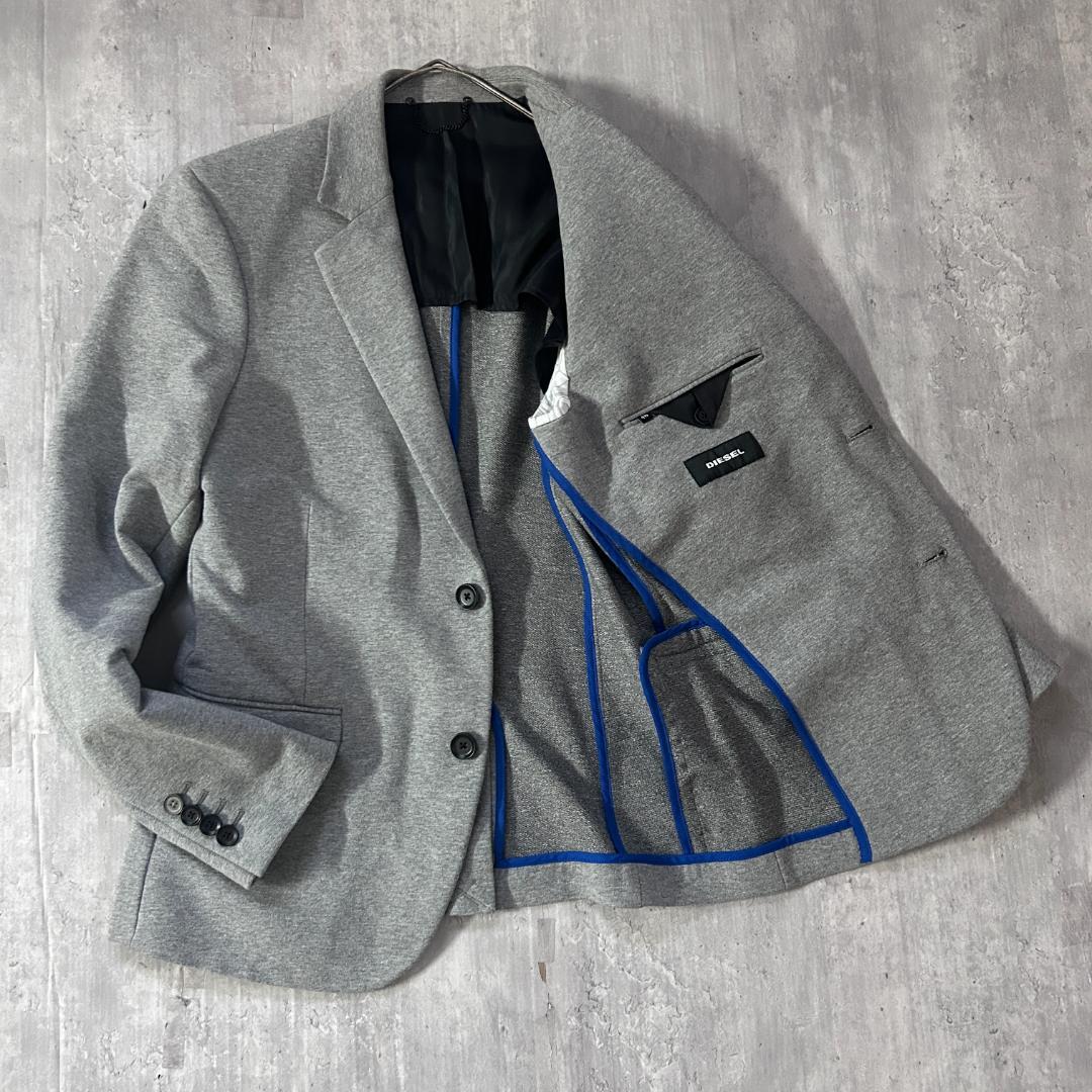 C746 良品 DIESEL スウェットジャケット シングル ストレッチ 灰色