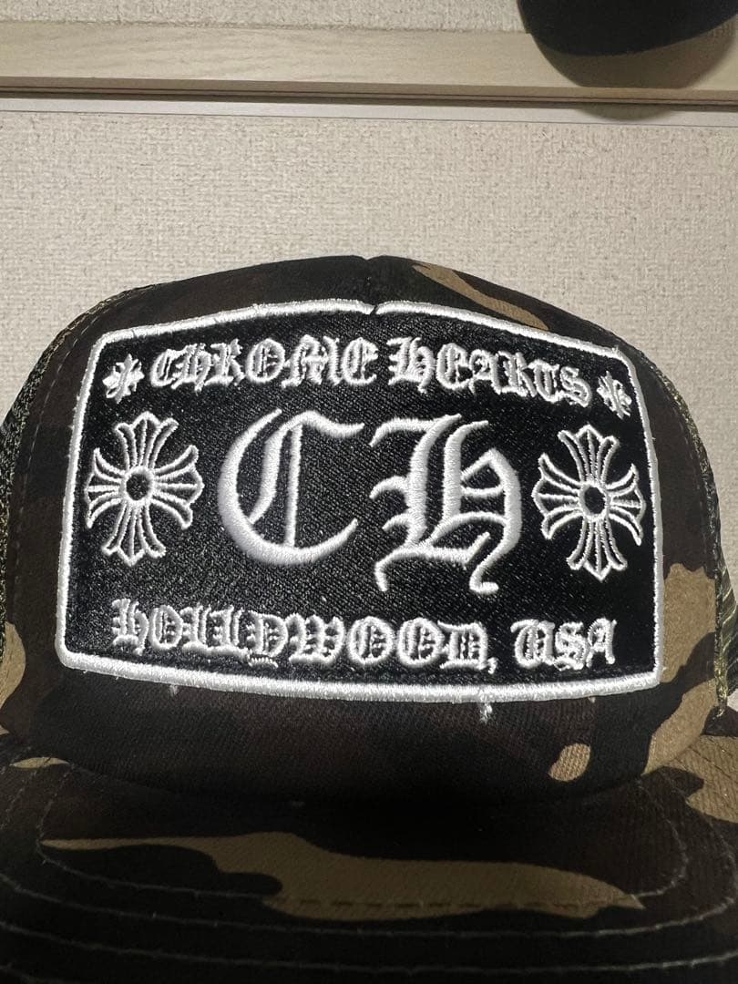 帽子 CH Logo Holly Wood USA. (Camouflage)