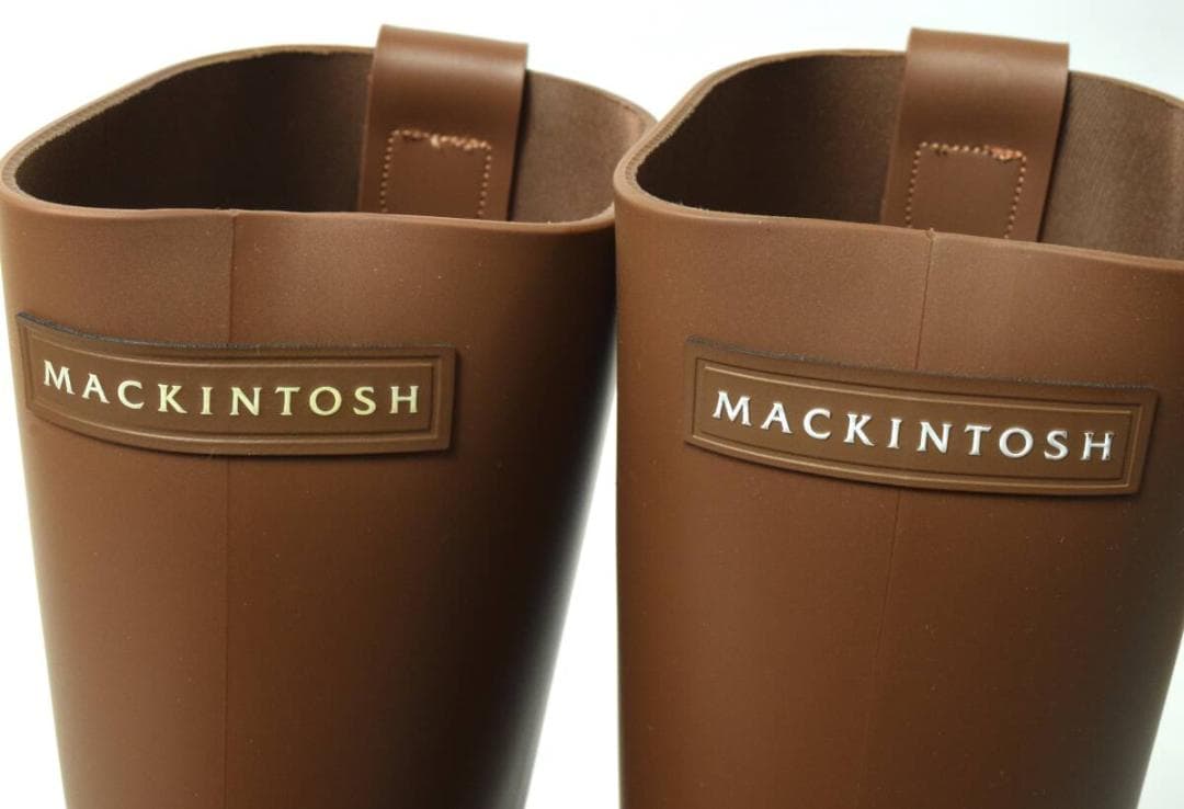 訳あり 未使用3.9万 マッキントッシュ WISTON レインブーツ 36 タン