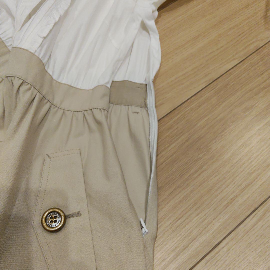 【美品】BURBERRY ブルーレーベル 長袖ひざ丈ワンピース