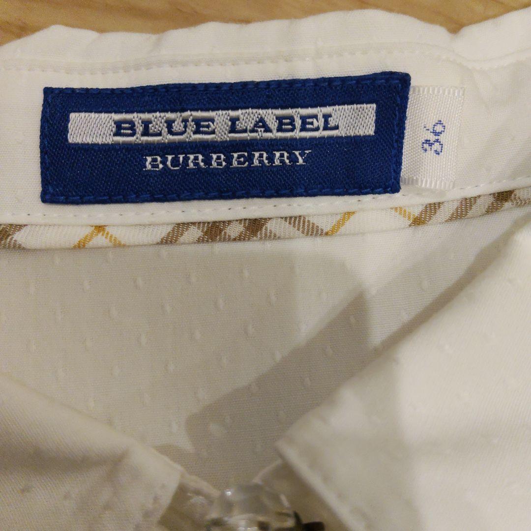 【美品】BURBERRY ブルーレーベル 長袖ひざ丈ワンピース