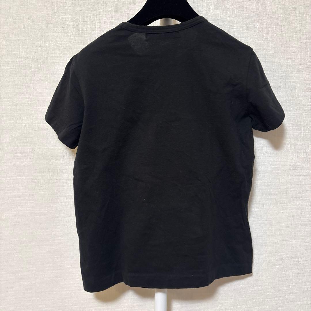 tricot COMME desGARCONSビーズ装飾付きブラックTシャツ