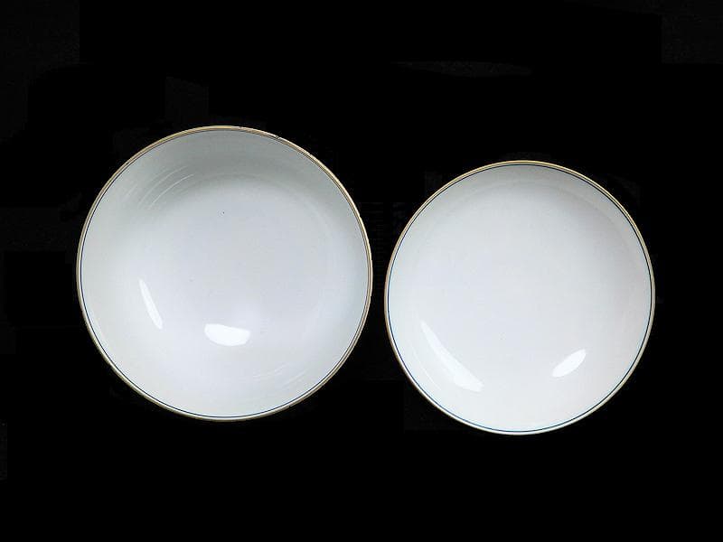 京焼　伊万里　金襴手　梅の図　大振蓋茶碗　蓋向付　２客　D431A-BWz