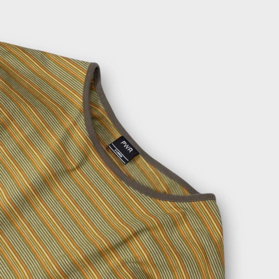 PWA【STRIPED PIPING L/S TEE】
