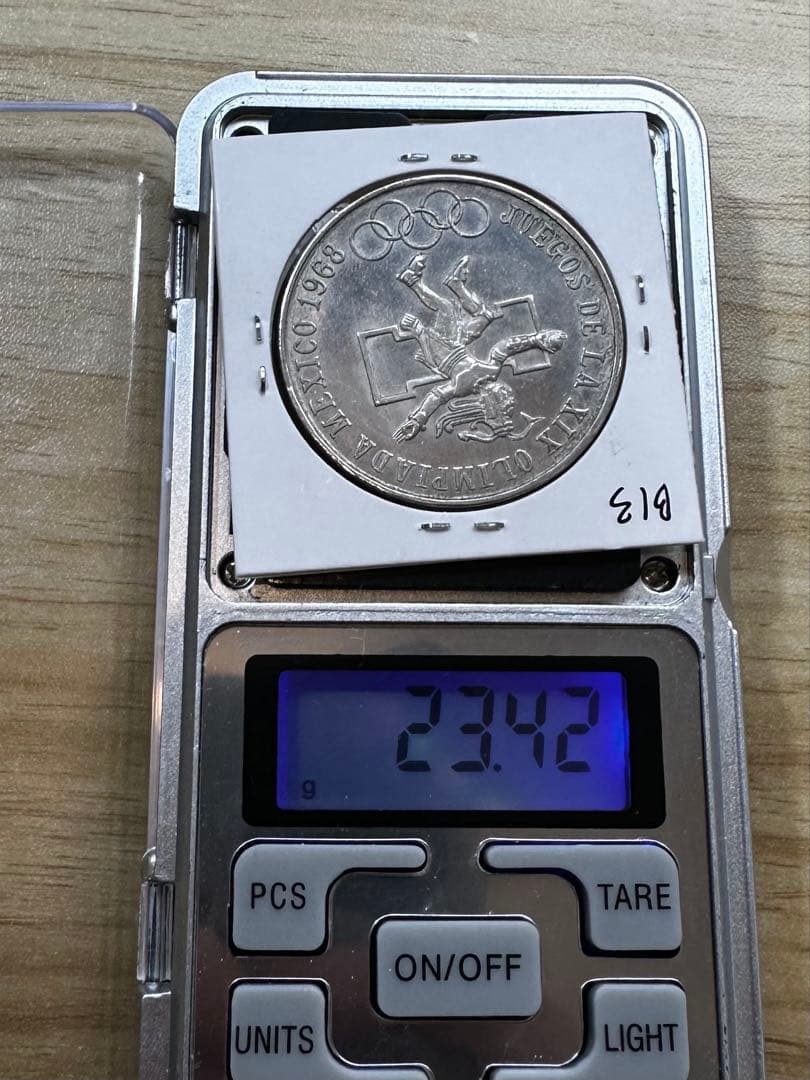 メキシコ銀貨　2枚セット　B13