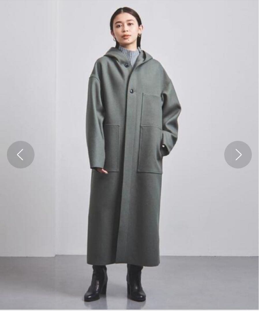 最終値下げ【美品】HYKE MELTON HOODED WORK サイズ1