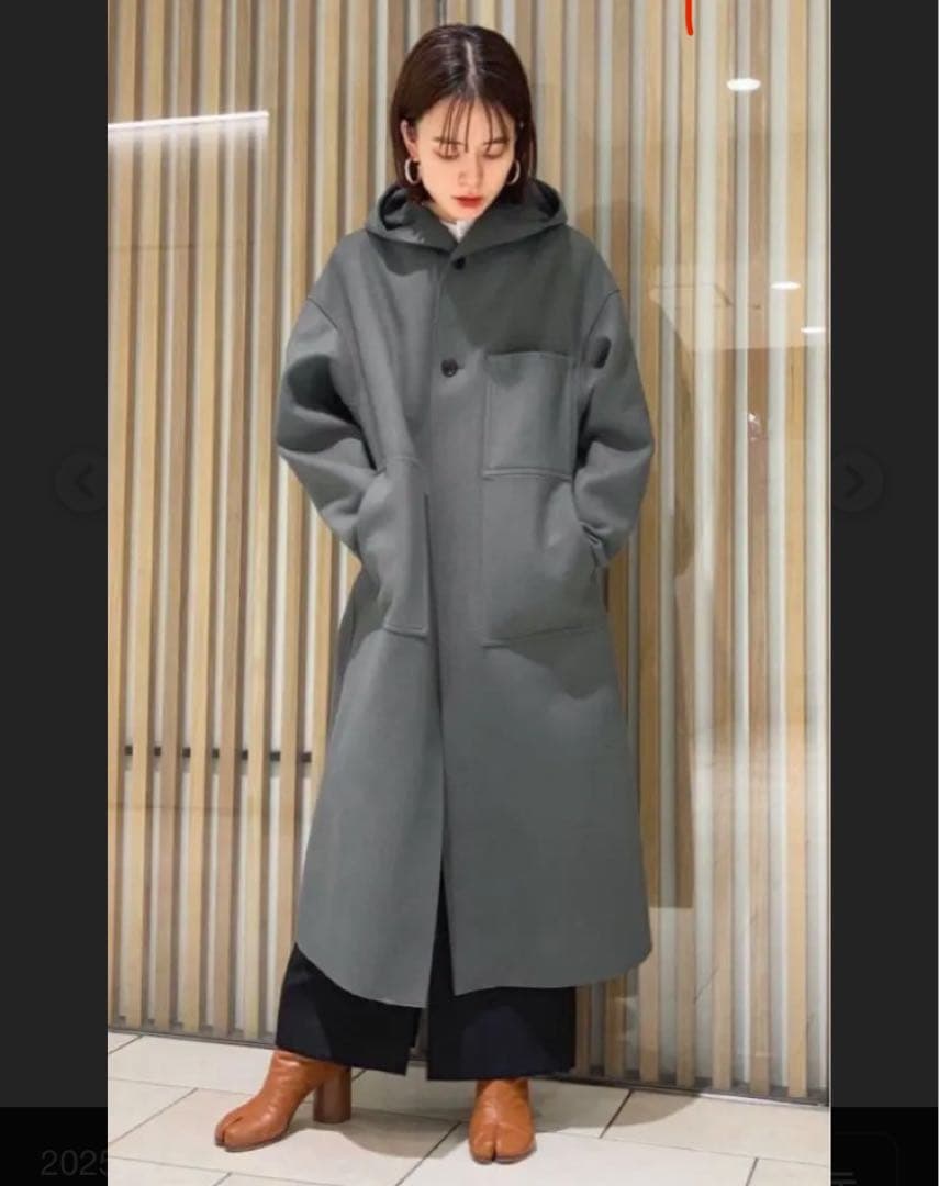 最終値下げ【美品】HYKE MELTON HOODED WORK サイズ1