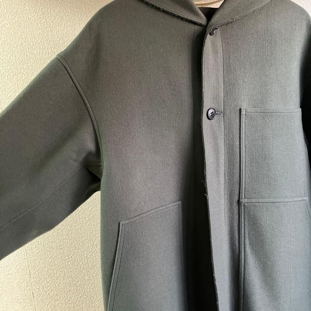 最終値下げ【美品】HYKE MELTON HOODED WORK サイズ1