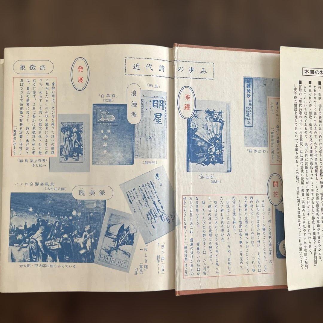 詩・短歌・俳句 評釈　現代詩歌 吉田精一著 旺文社