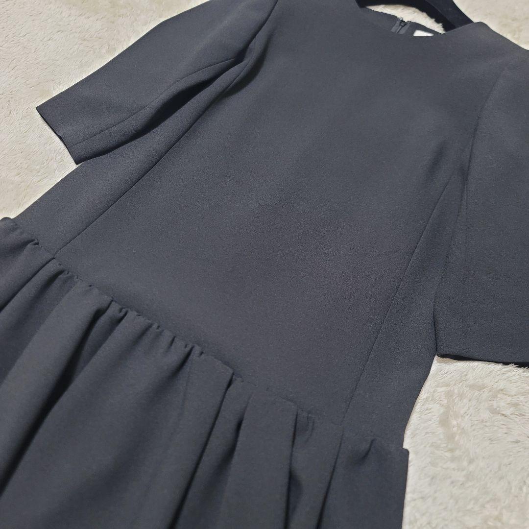 美品✨ADORE アドーア ボンディングワンピース ブラック フレア