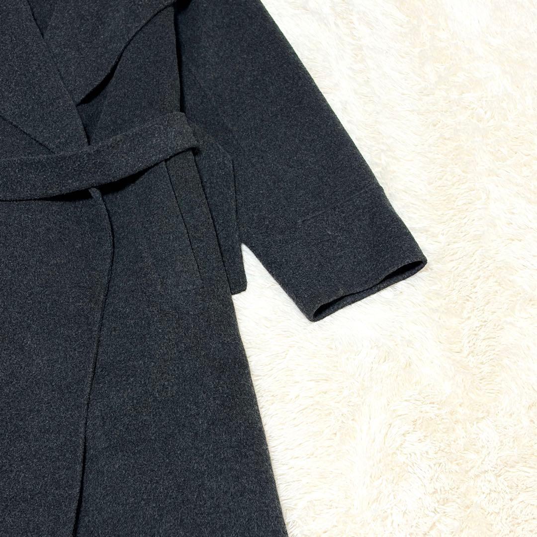 極美品✨フレイアイディー 23AW ビッグカラーリバー ロングコート Aライン