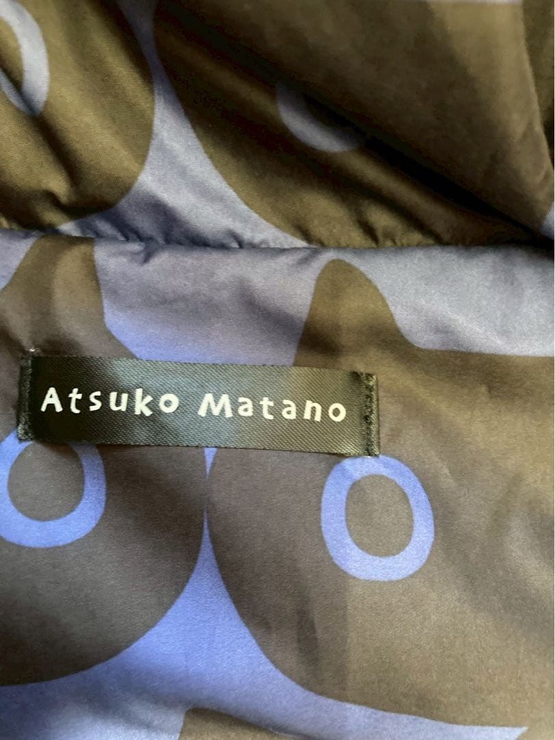 美品♡マタノアツコ　MEME柄ダウンベスト　ルームウェア　西川