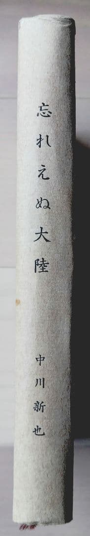 忘れえぬ大陸 中川新也著
