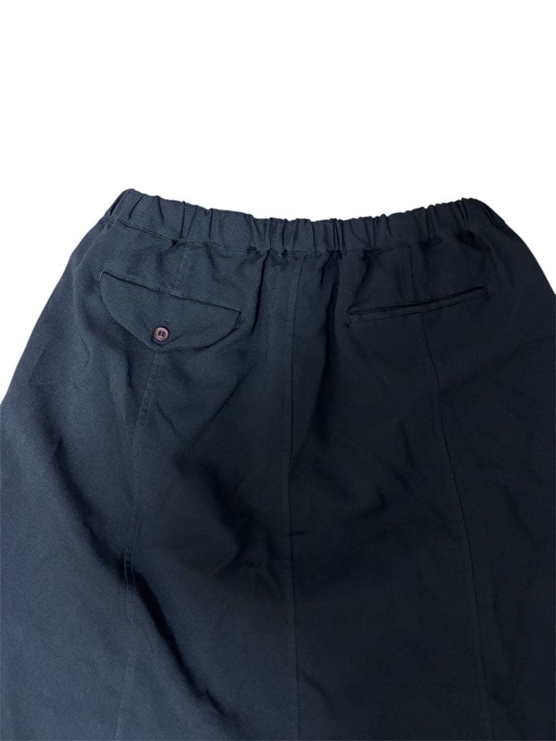 25SSブラックコムデギャルソン サルエルパンツ L