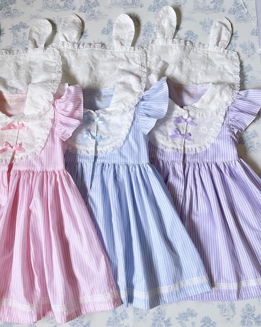 専用♡90cmピンクストライプセーラーワンピース