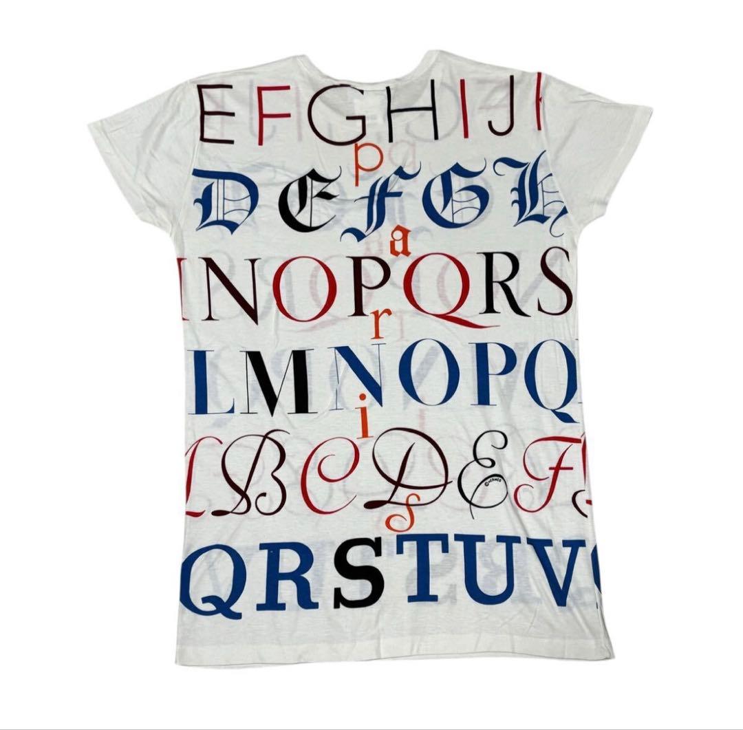 HERMES エルメス アルファベット Tシャツ S