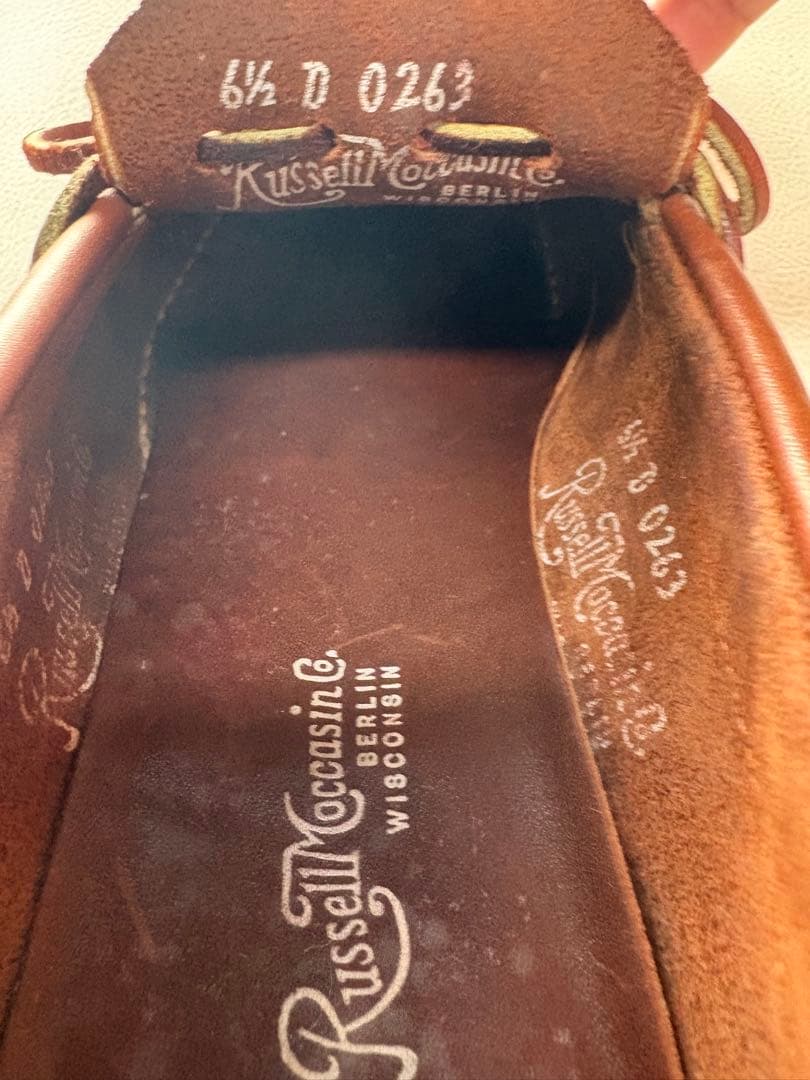 靴 90s RUSSELL MOCCASIN